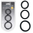 LEVELZ Wide O Silicone Cock Ring Set of 3 - S/M/L